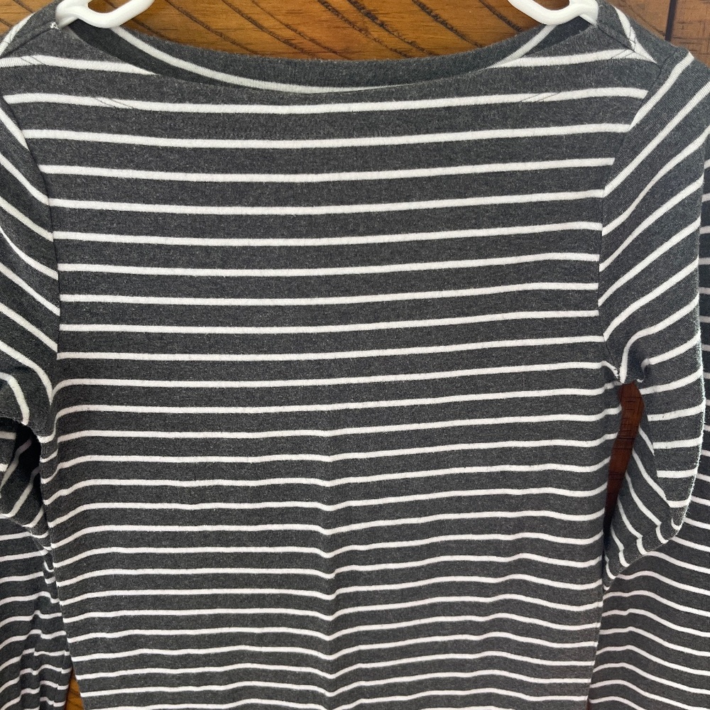 Gap, gray, and white long sleeve